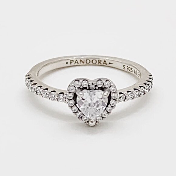 Pandora Jewelry - Pandora Elevated Heart Ring Size 6, 7